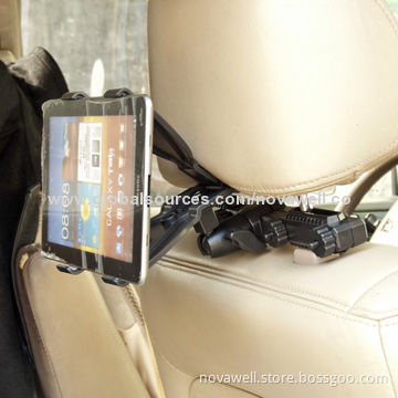 Car Back Seat Universal Holder, Special 2-in-1 Style for All In-market Tablet PC and Mobile Phones
